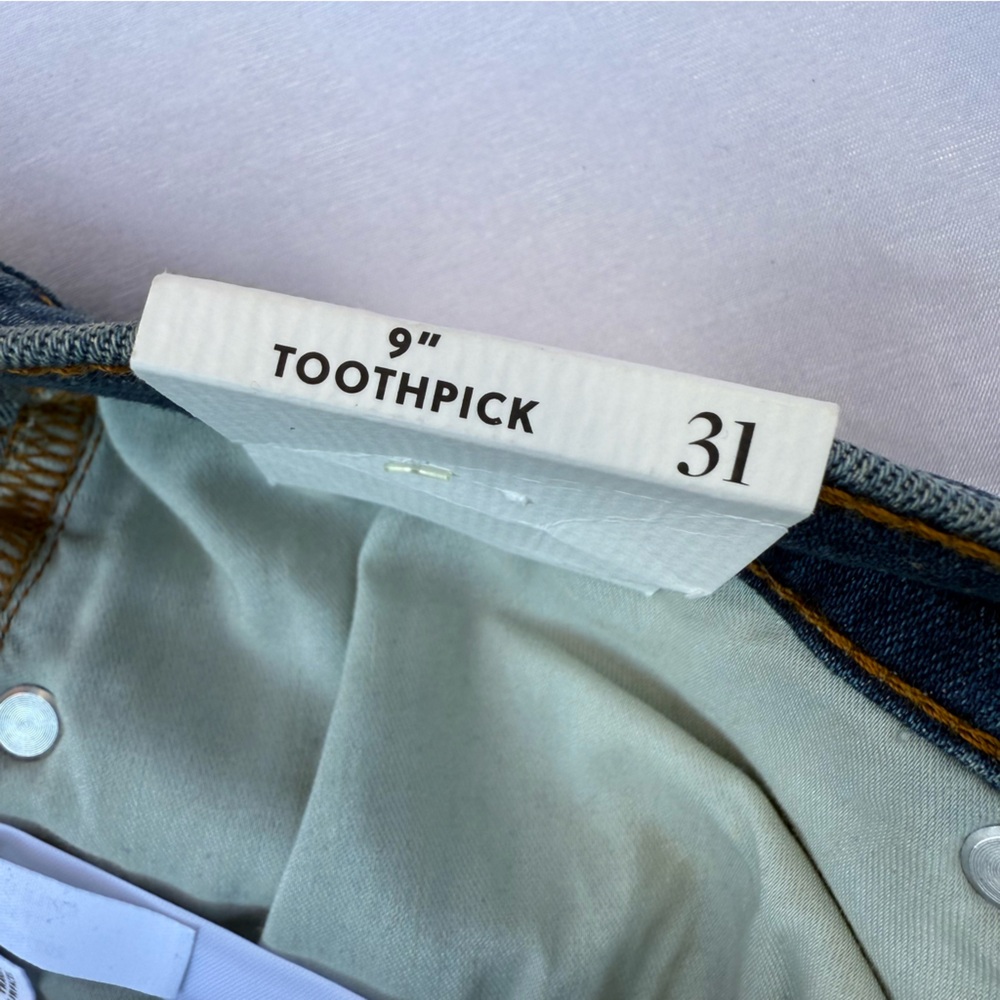 J.Crew 9” High Rise Toothpick Skinny Jeans BA577 NWT Size 31 - Picture 9 of 16
